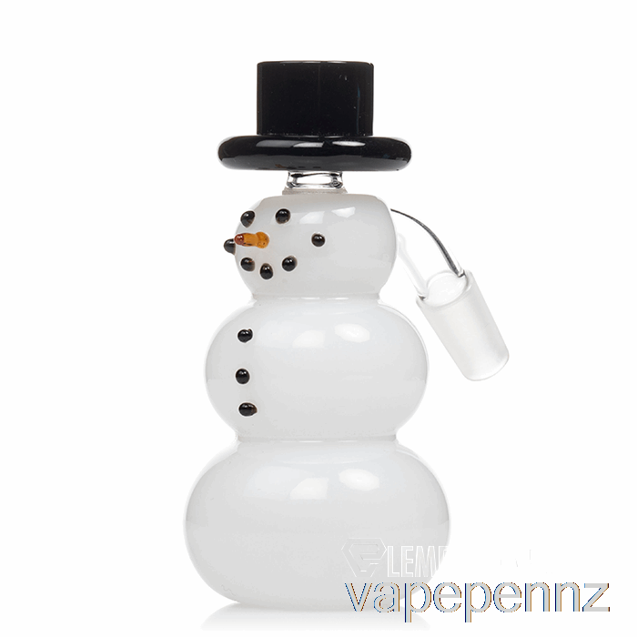 MJ Arsenal 10mm SNOWPERSON LE Ash Catcher White VAPE NZ